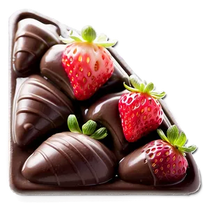 Chocolate Strawberry PNG 05212024