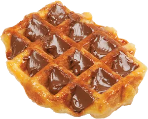 Chocolate Topped Waffle