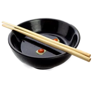 Chopstick With Dipping Bowl Png 06212024 PNG image