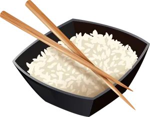 Chopsticksand Rice Bowl