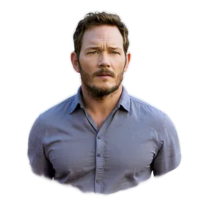 Chris Pratt Beard Look Png 06232024 PNG image