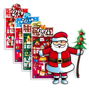 Christmas Advent Calendar PNG 05032024