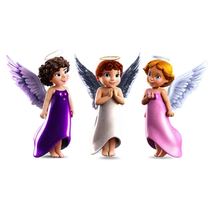 Christmas Angels PNG Rmu PNG