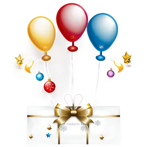 Christmas Balloons PNG 85