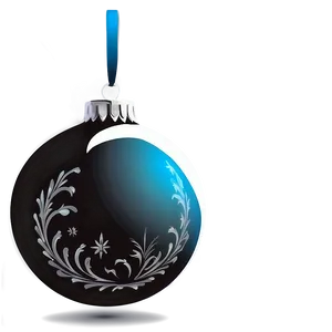 Christmas Bauble Silhouette Png 06272024 PNG image