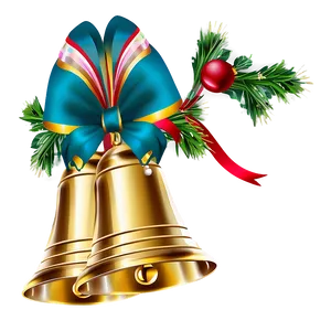 Christmas Bells Clipart PNG 06122024