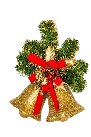 Christmas Bellsand Pine Decoration.png