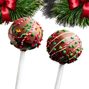 Christmas Cake Pops Png Trq PNG image