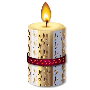 Christmas Candle Design PNG 06292024 PNG