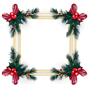 Christmas Candle Frame Png Xkx45 PNG image
