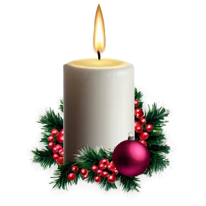 Christmas Candle PNG 63