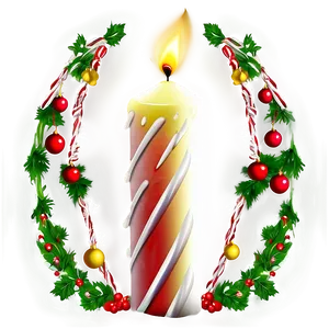 Christmas Candle PNG Hfu