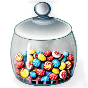 Christmas Candy Jar PNG 93 PNG