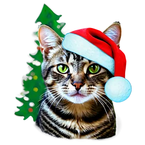 Christmas Cat Filter PNG Xdy31 PNG
