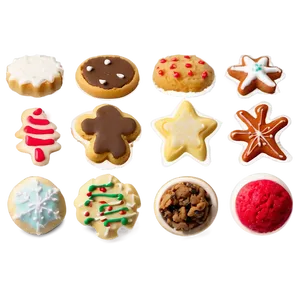 Christmas Cookie Flavor Combinations PNG Qkr