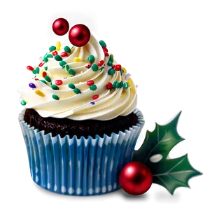 Christmas Cupcakes PNG 06112024