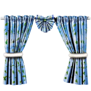 Christmas Decor Curtain Png 05252024 PNG image