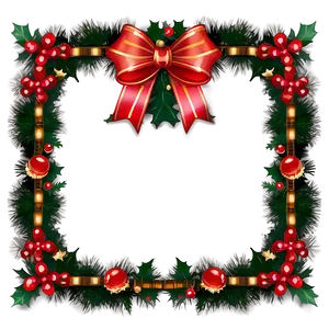 Christmas Decoration Frame Png Cdo2 PNG image