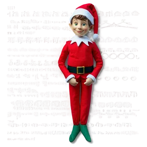 Christmas Elf Shelf Figure Png 05242024 PNG image