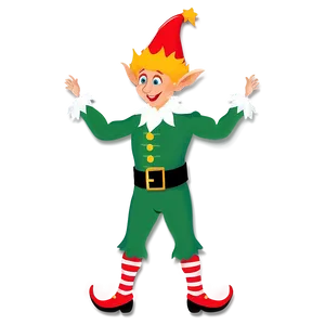 Christmas Elf Silhouette Png 06272024 PNG image