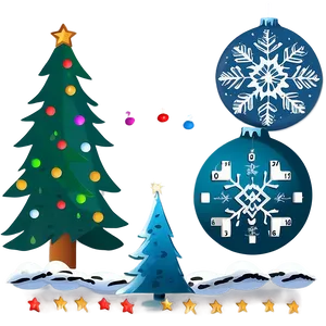 Christmas Eve Advent Calendar Png Nbe98 PNG image