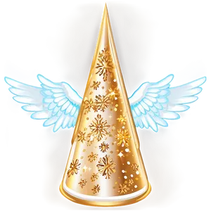 Christmas Eve Golden Angel Png 06252024 PNG image