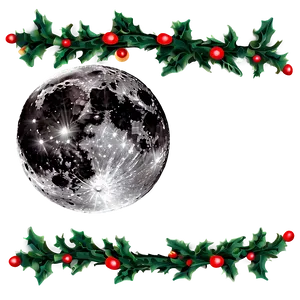 Christmas Eve Moon PNG Jhs75