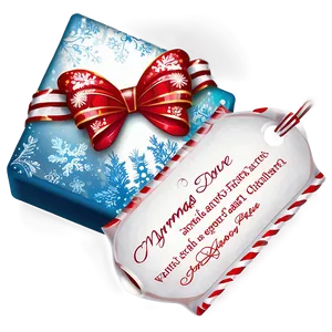 Christmas Eve Present Tag Png 68 PNG image