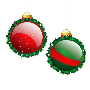 Christmas Eve Red And Green Decor PNG 26 PNG