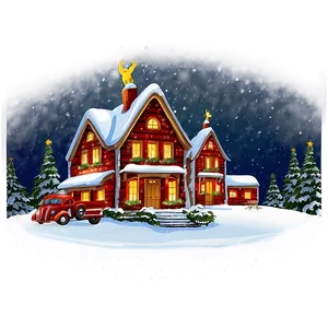 Christmas Eve Winter Wonderland PNG 26