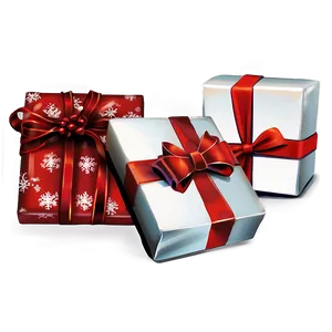 Christmas Eve Wrapped Presents PNG 06252024