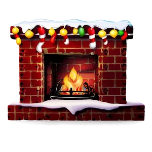 Christmas Fireplace B
