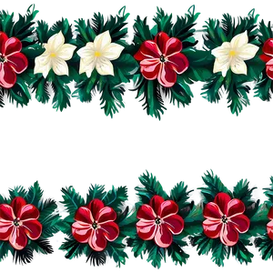 Christmas Floral Pattern Png Hdw10 PNG image