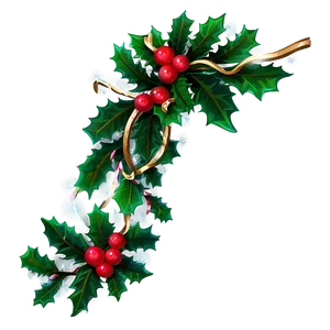 Christmas Garland Border PNG 05032024