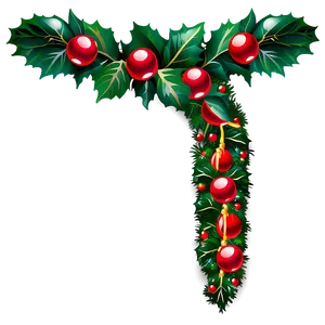 Christmas Garland Decoration PNG 5 PNG