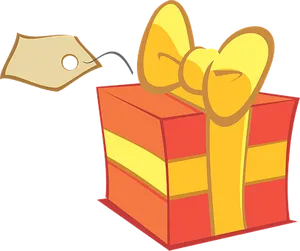 Christmas Gift Box Cartoon