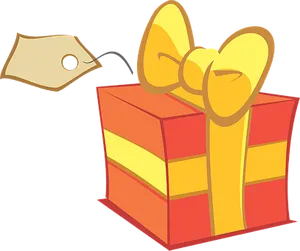 Christmas Gift Box Cartoon PNG image