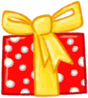 Christmas Gift Boxwith Yellow Ribbon