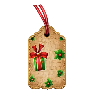 Christmas Gift Tag Png 92 PNG image