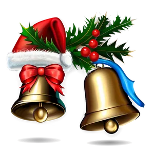 Christmas Hat With Bells Png 75 PNG image