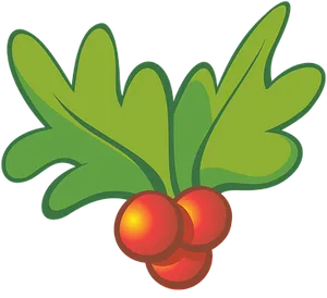 Christmas Holly Illustration