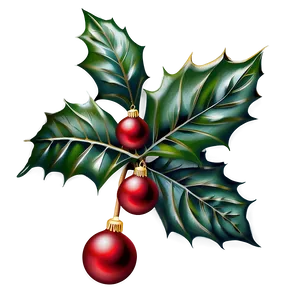 Christmas Holly PNG Yjh