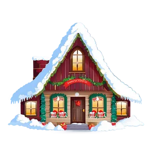 Christmas House Clipart PNG 06122024 PNG