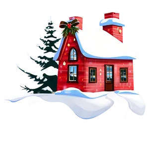 Christmas House Clipart PNG Yqb PNG
