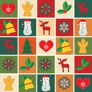 Christmas Icons Collage