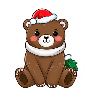 Christmas Kawaii Bear Png Vds PNG image