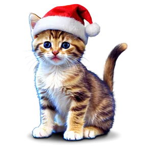 Christmas Kitten PNG Xvy