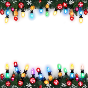 Christmas Lights Border Png 05032024 PNG image