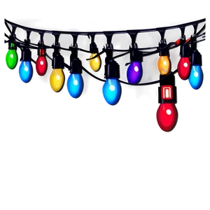Christmas Lights Clipart PNG 05032024