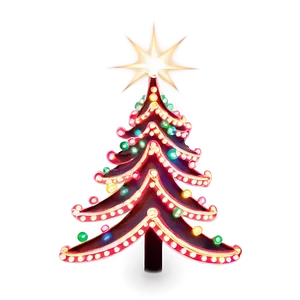 Christmas Lights On Tree Outside Png Mop PNG image